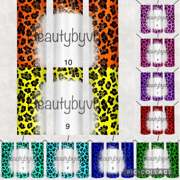 20oz cheetah tumblers - Picture 1 of 11